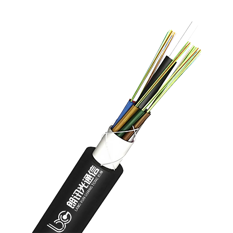 How does non-metallic stranded outdoor optical cable provide stable transmission in high-EMI environments?